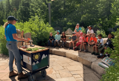 Family Discovery Cart Lesson at Betty Ford Alpine Gardens