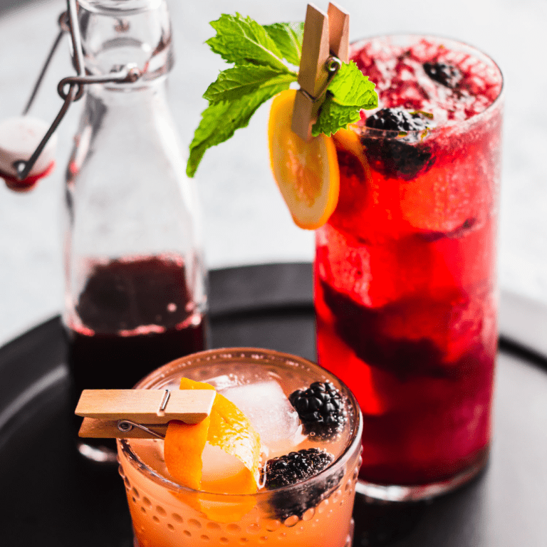 Colorful Botanical Mocktails