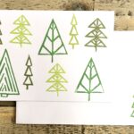 stamped holiday cards